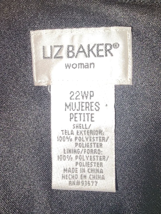 Liz Baker Cowl Neck Black Drrss Plus Size 22 - Picture 4 of 7